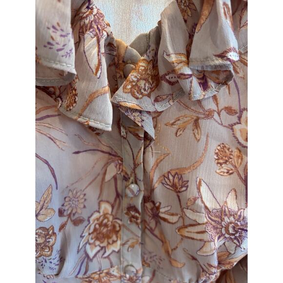 dress forum Los Angeles Floral Pink Size Small - Picture 8 of 10